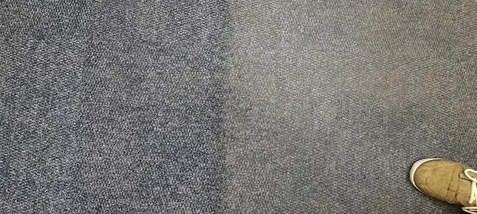 Fitted carpet cleaning before and after in a Somerset West home