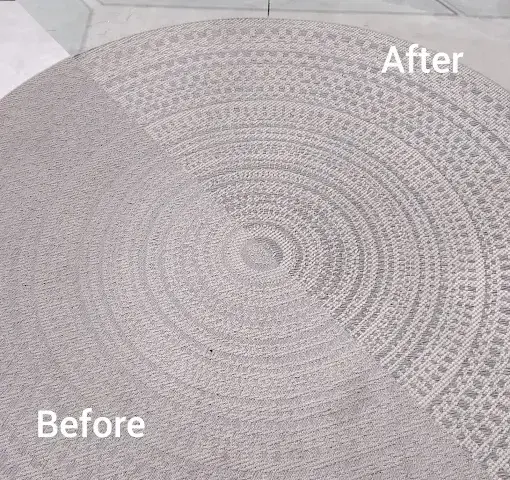 Fitted carpet cleaning before and after in a Somerset West home