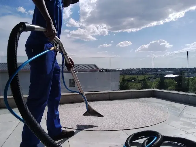 Fitted carpet cleaning before and after in a Somerset West home
