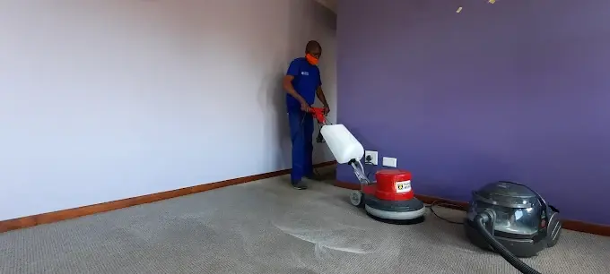 Fitted carpet cleaning before and after in a Somerset West home