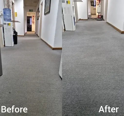 Fitted carpet cleaning before and after in Die Wingerd, Somerset West