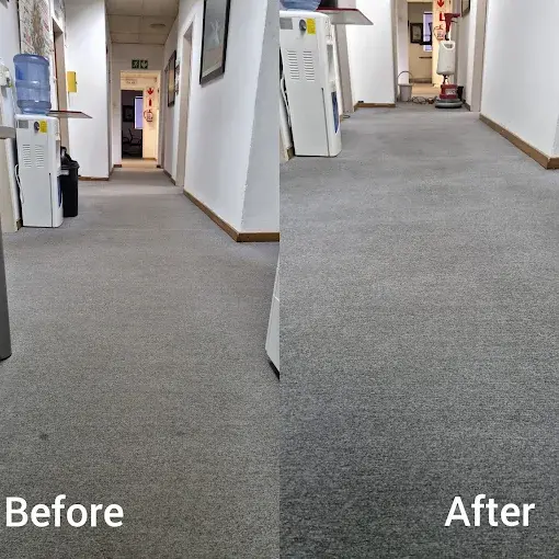 Fitted carpet cleaning before and after in Die Wingerd, Somerset West