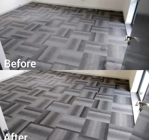 Fitted carpet cleaning before and after in Dorhill, Somerset West