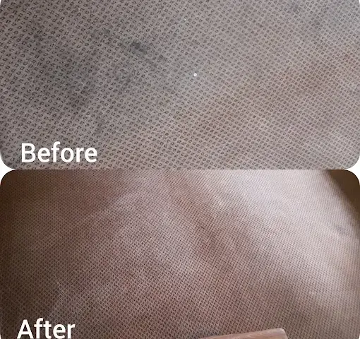 Fitted carpet cleaning before and after in Firgrove, Somerset West