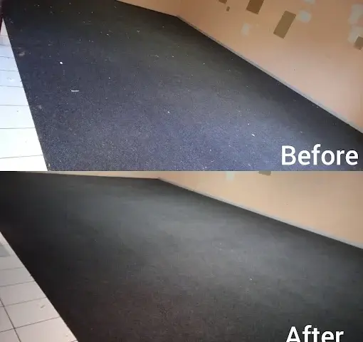 Fitted carpet cleaning before and after in Golden Hill, Somerset West