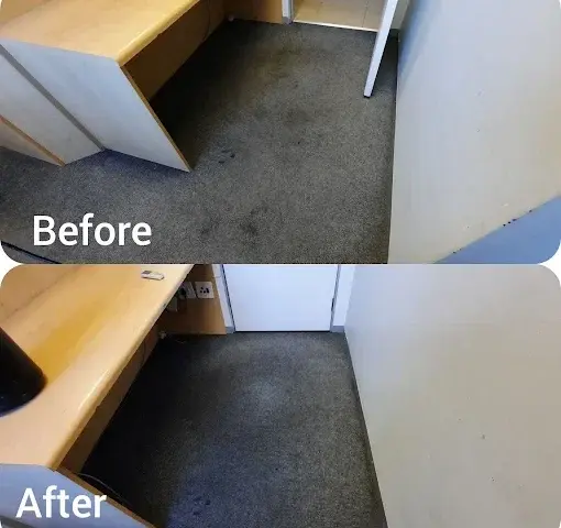 Fitted carpet cleaning before and after in Helderberg, Somerset West
