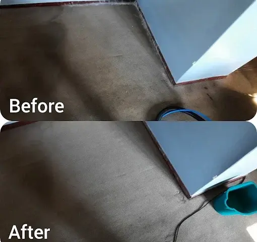 Fitted carpet cleaning before and after in Helderberg Village, Somerset West