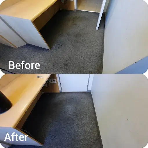 Fitted carpet cleaning before and after in Helderberg, Somerset West