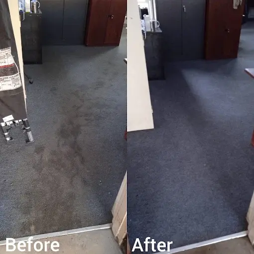 Fitted carpet cleaning before and after in Heldervue, Somerset West
