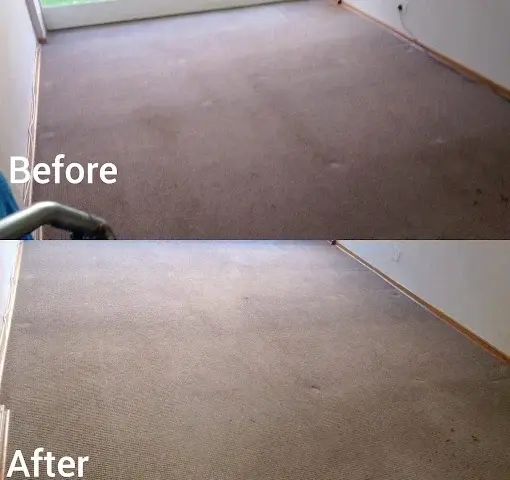 Fitted carpet cleaning before and after in Heritage Park, Somerset West