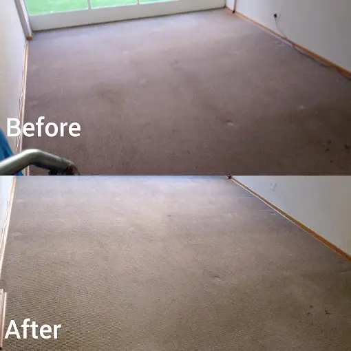 Fitted carpet cleaning before and after in Heritage Park, Somerset West
