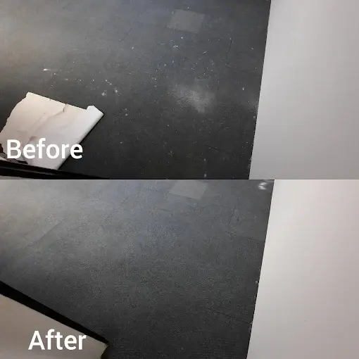 Fitted carpet cleaning before and after in Martinville, Somerset West
