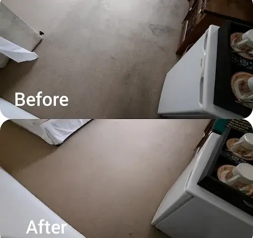 Fitted carpet cleaning before and after in Monte Sereno, Somerset West